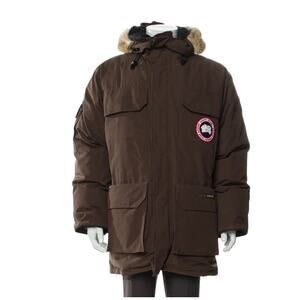 NWOT Canada Goose Expedition Down Jacket Parka in Brown Mens sz. L